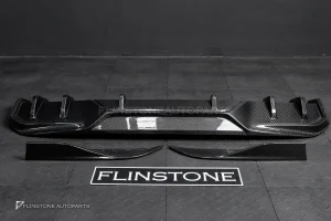 ดิฟฟิวเซอร์ Carbon fiber สำหรับ BMW IX3 G08 ทรง SOOQOO