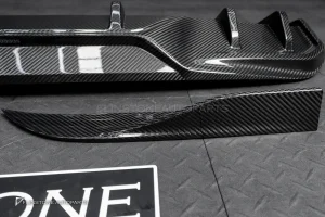 ดิฟฟิวเซอร์ Carbon fiber สำหรับ BMW IX3 G08 ทรง SOOQOO
