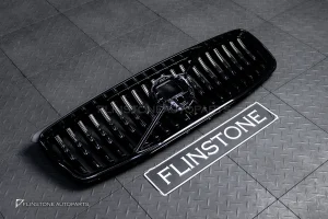 กระจังหน้า สำหรับ Volvo XC90 สีดำเงา