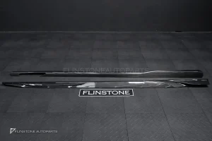 สเกิร์ตข้าง Carbon fiber สำหรับ BMW I4 G26 ทรง SOOQOO