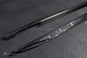 สเกิร์ตข้าง Carbon fiber สำหรับ BMW I4 G26 ทรง SOOQOO