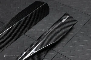 สเกิร์ตข้าง Carbon fiber สำหรับ BMW I4 G26 ทรง SOOQOO