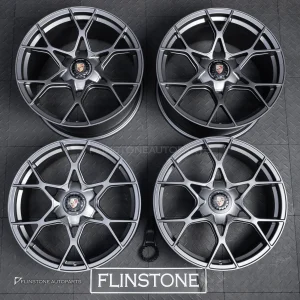 ล้อ Custom forged สำหรับ Porsche 718 Cayman สีเทา ขอบ 20 5-130