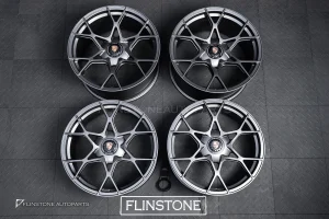 ล้อ Custom forged สำหรับ Porsche 718 Cayman สีเทา ขอบ 20 5-130