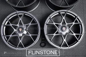 ล้อ Custom forged สำหรับ Porsche 718 Cayman สีเทา ขอบ 20 5-130