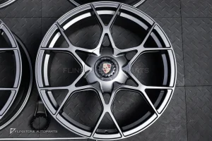 ล้อ Custom forged สำหรับ Porsche 718 Cayman สีเทา ขอบ 20 5-130