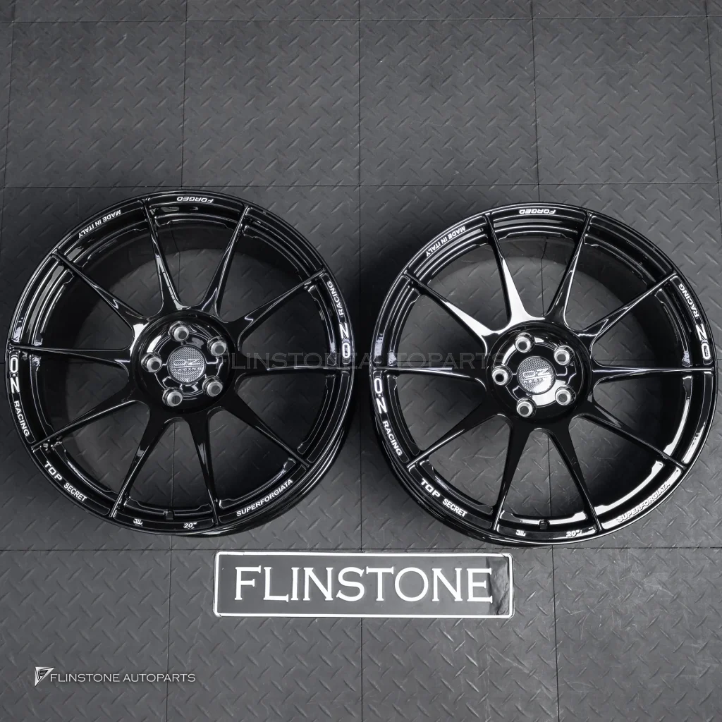 ล้อ Custom forged สำหรับ Tesla ขอบ 20 5-114.3 สีดำเงา