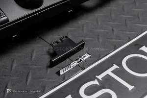 กระจังหน้า สำหรับ W167 GLS-Class ทรง GT สีดำ-โครเมี่ยม