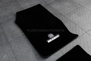 พรมรองเท้า สำหรับ Tank300 ลาย Brabus สีดำ โลโก้ขาว
