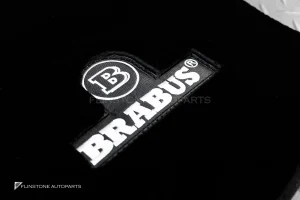พรมรองเท้า สำหรับ Tank300 ลาย Brabus สีดำ โลโก้ขาว