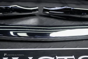 ลิ้นหน้าโครเมี่ยม + ตะแกรง ช่องลมหน้า สำหรับ W447 V-Class Vito ทรง VIP V.2