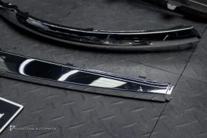 ลิ้นหน้าโครเมี่ยม + ตะแกรง ช่องลมหน้า สำหรับ W447 V-Class Vito ทรง VIP V.2
