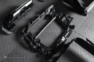 ชุดกันชนหน้า สำหรับ Porsche Panamera 970 เป็น Panamera 976 ทรง Turbo