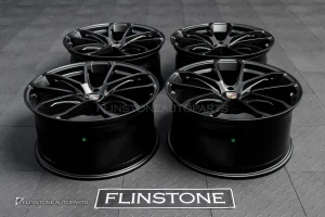ล้อ Custom forged สำหรับ PORSCHE Cayenne 958 ลาย TURBO GT 21 นิ้ว 5-130 สีดำด้าน