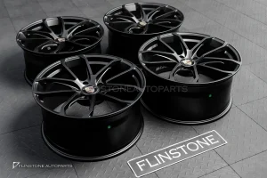 ล้อ Custom forged สำหรับ PORSCHE Cayenne 958 ลาย TURBO GT 21 นิ้ว 5-130 สีดำด้าน