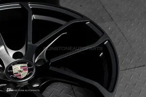 ล้อ Custom forged สำหรับ PORSCHE Cayenne 958 ลาย TURBO GT 21 นิ้ว 5-130 สีดำด้าน
