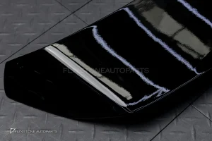 สปอยเลอร์หลังคา สำหรับ Audi A3 ทรง RS3 สีดำเงา