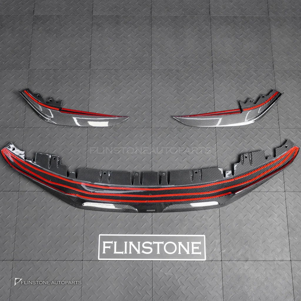 ลิ้นหน้า Carbon fiber สำหรับ BMW I4 G26 ทรง SOOQOO