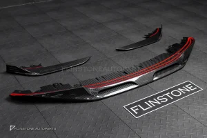 ลิ้นหน้า Carbon fiber สำหรับ BMW I4 G26 ทรง SOOQOO