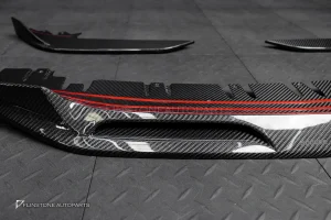 ลิ้นหน้า Carbon fiber สำหรับ BMW I4 G26 ทรง SOOQOO