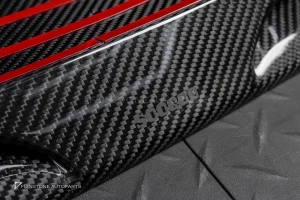ลิ้นหน้า Carbon fiber สำหรับ BMW I4 G26 ทรง SOOQOO