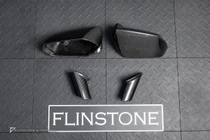 กระจกมองข้าง Carbon fiber Lamborghini Aventador with Lane Assist งาน Dry Carbon
