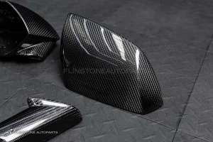 กระจกมองข้าง Carbon fiber Lamborghini Aventador with Lane Assist งาน Dry Carbon
