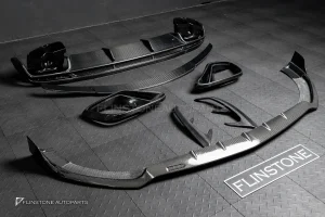 ุดแต่งรอบคัน Carbon fiber สำหรับ C217 S-Class ทรง Brabus สำหรับกันชน S63