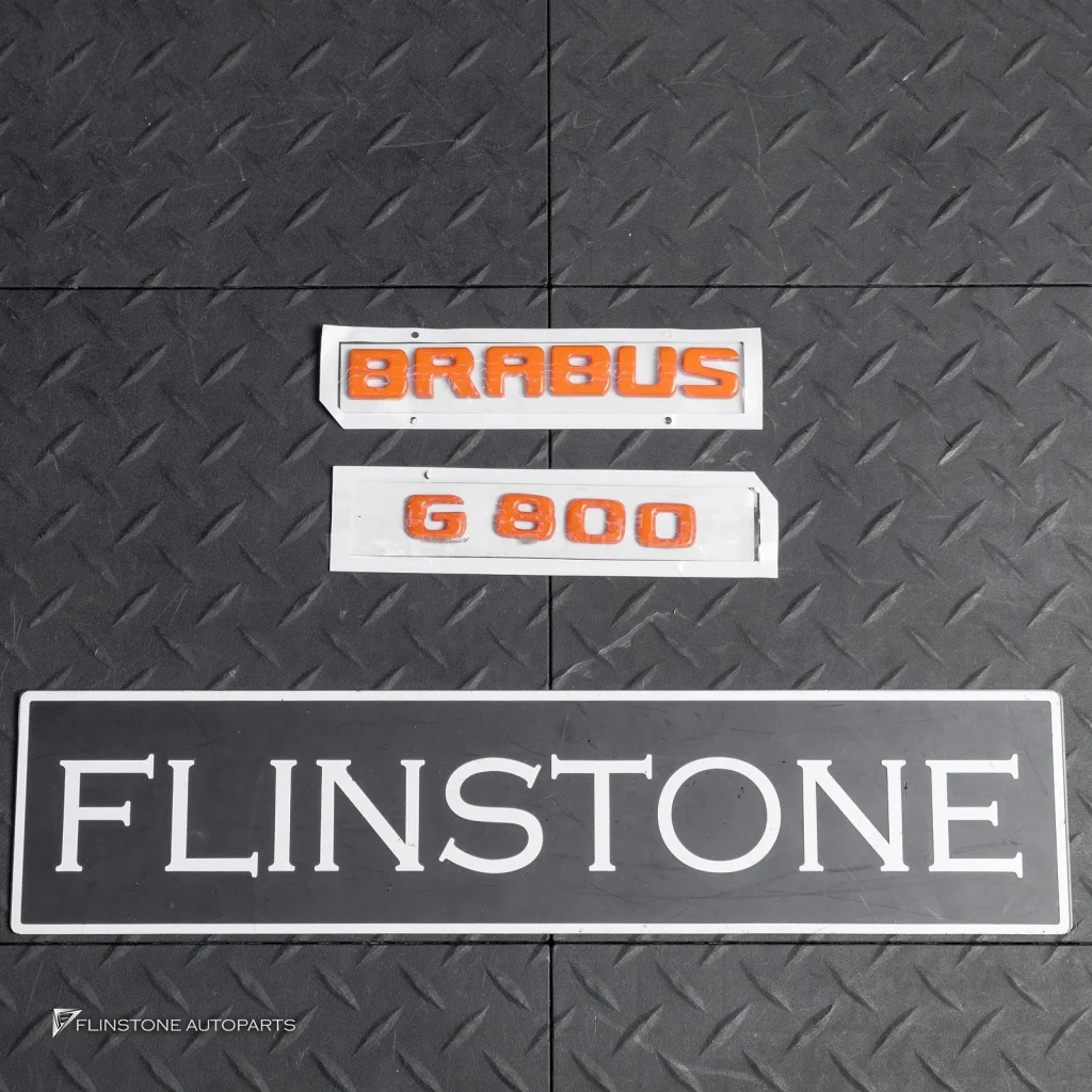 โลโก้ Brabus G800 สีส้ม