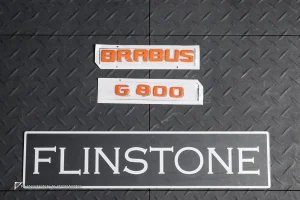 โลโก้ Brabus G800 สีส้ม