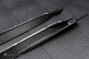 สเกิร์ตข้าง Carbon fiber สำหรับ G82 M4 ทรง M Performance