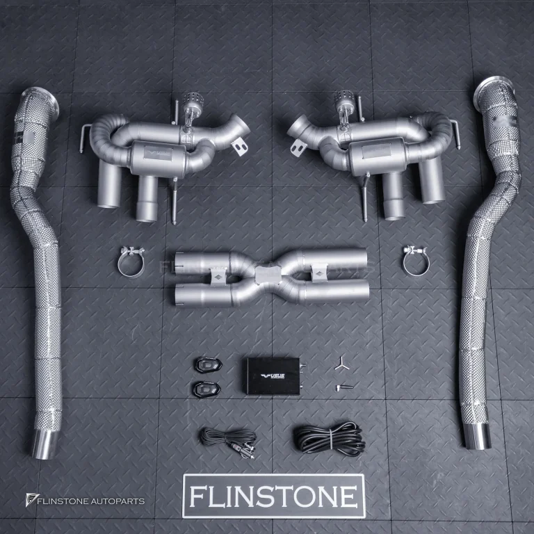 exhaust system USUS TITANIUM EXHAUST for Ferrari 812 Muffler Exhaust + X-Pipe + Sport Cat