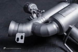 ชุดท่อ USUS TITANIUM EXHAUST สำหรับ Ferrari 812 (สีเงิน) Muffler Exhaust + X-Pipe + Sport Cat