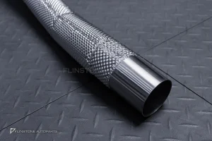 ชุดท่อ USUS TITANIUM EXHAUST สำหรับ Ferrari 812 (สีเงิน) Muffler Exhaust + X-Pipe + Sport Cat