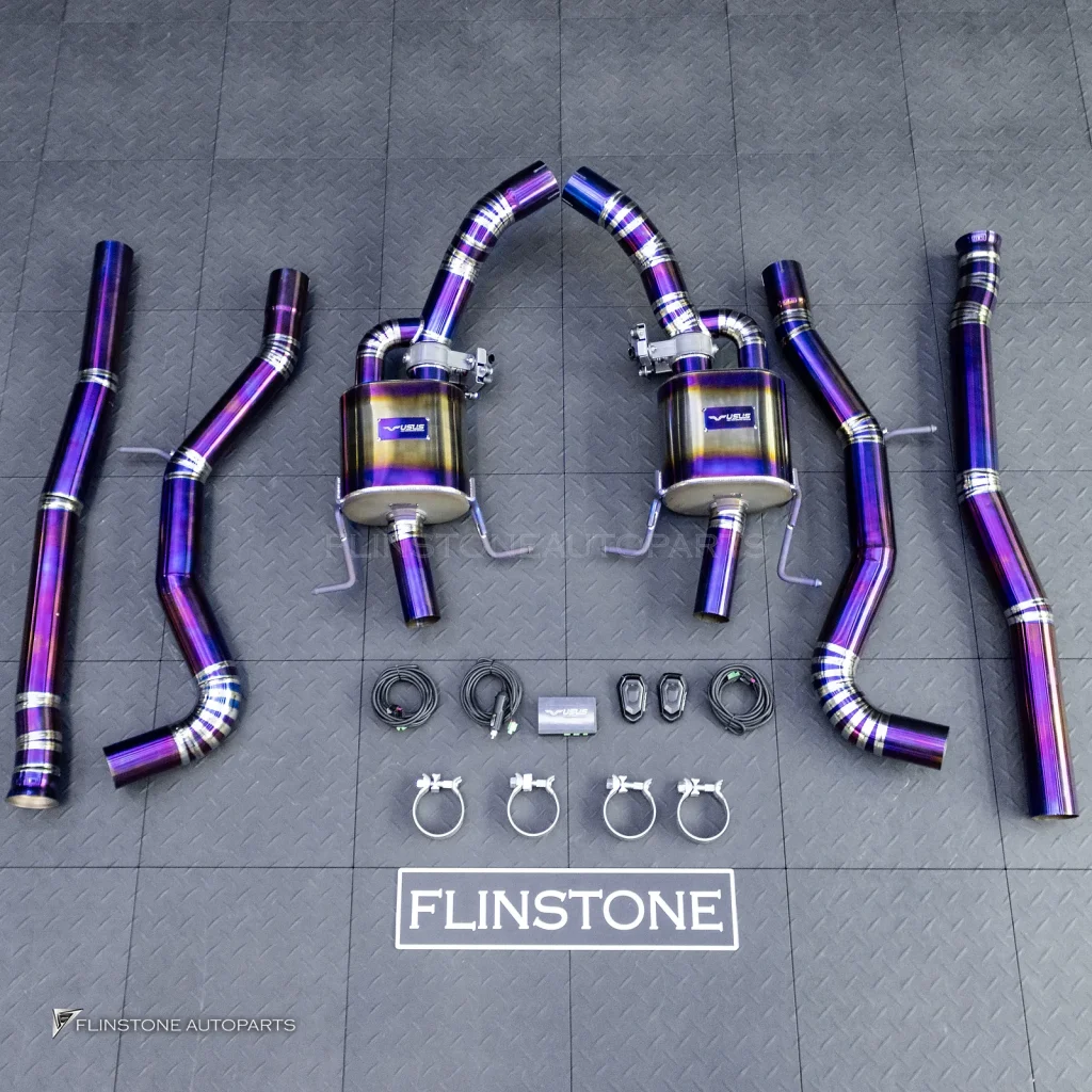 ชุดท่อ USUS TITANIUM EXHAUST สำหรับ C217 S-Class S63 ไม่มีปลายท่อ
