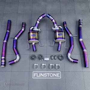 ชุดท่อ USUS TITANIUM EXHAUST สำหรับ C217 S-Class S63 ไม่มีปลายท่อ