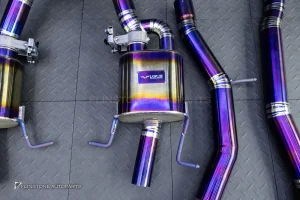 ชุดท่อ USUS TITANIUM EXHAUST สำหรับ C217 S-Class S63 ไม่มีปลายท่อ