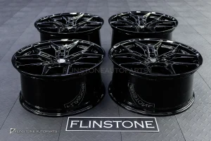 ล้อ Custom forged สำหรับ PORSCHE CAYENNE 9Y0.2 ขอบ 22 5-130 สีดำเงา