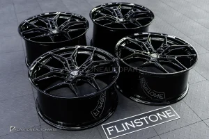 ล้อ Custom forged สำหรับ PORSCHE CAYENNE 9Y0.2 ขอบ 22 5-130 สีดำเงา