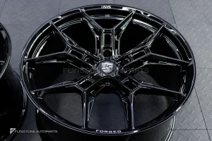 ล้อ Custom forged สำหรับ PORSCHE CAYENNE 9Y0.2 ขอบ 22 5-130 สีดำเงา