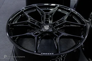 ล้อ Custom forged สำหรับ PORSCHE CAYENNE 9Y0.2 ขอบ 22 5-130 สีดำเงา
