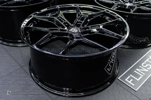 ล้อ Custom forged สำหรับ PORSCHE CAYENNE 9Y0.2 ขอบ 22 5-130 สีดำเงา
