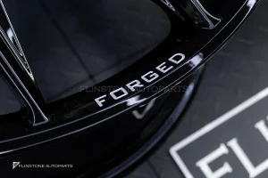 ล้อ Custom forged สำหรับ PORSCHE CAYENNE 9Y0.2 ขอบ 22 5-130 สีดำเงา