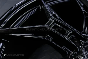 ล้อ Custom forged สำหรับ PORSCHE CAYENNE 9Y0.2 ขอบ 22 5-130 สีดำเงา