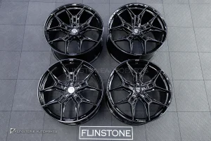 ล้อ Custom forged สำหรับ PORSCHE CAYENNE 9Y0.2 ขอบ 22 5-130 สีดำเงา
