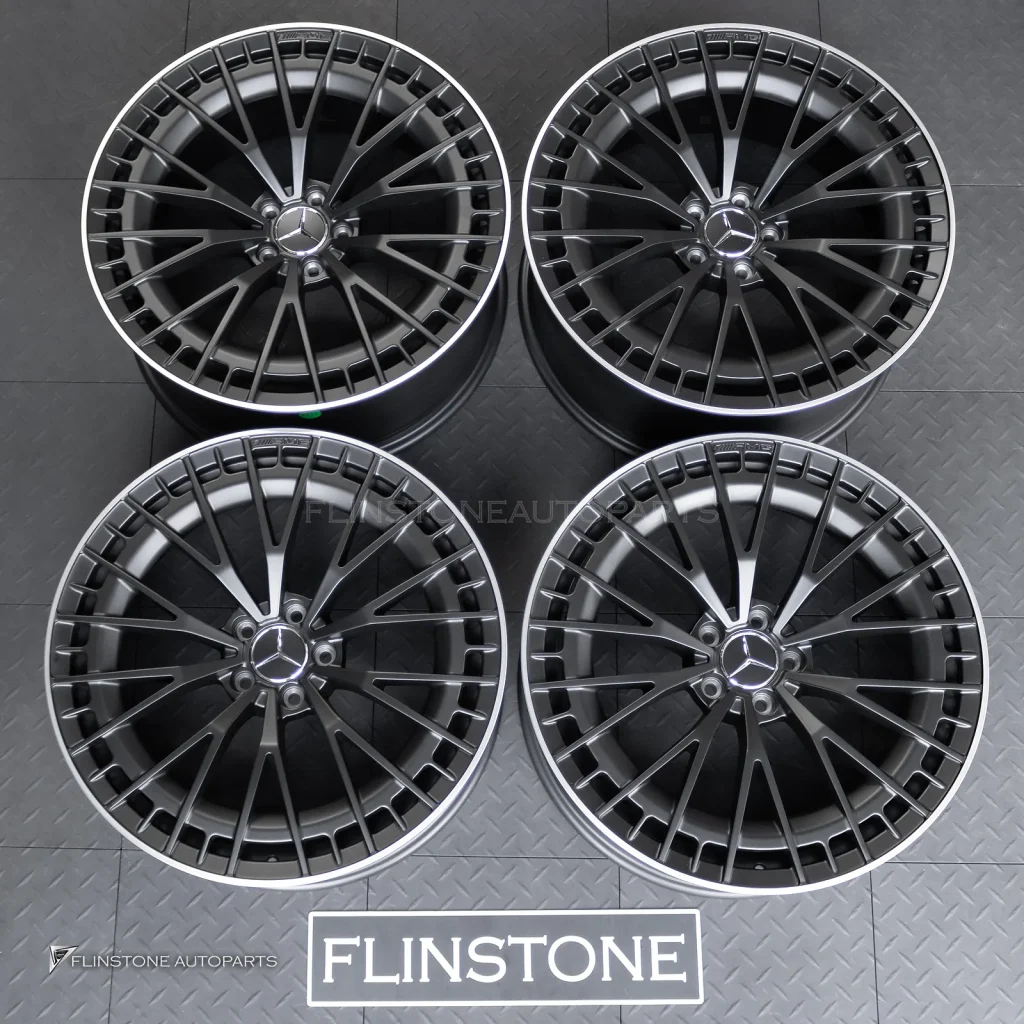 ล้อ Custom forged สำหรับ W253 GLC-Class ทรง CLE53 AMG ขอบ 21 5-112 สีดำด้าน