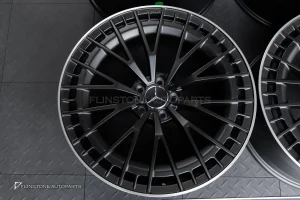 ล้อ Custom forged สำหรับ W253 GLC-Class ทรง CLE53 AMG ขอบ 21 5-112 สีดำด้าน