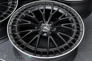 ล้อ Custom forged สำหรับ W253 GLC-Class ทรง CLE53 AMG ขอบ 21 5-112 สีดำด้าน