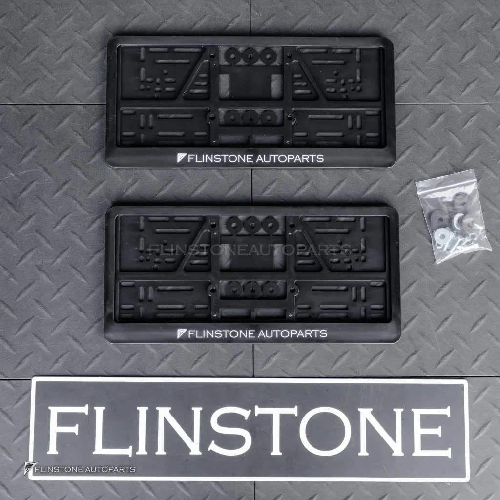 กรอบป้ายทะเบียน แบบสกรีน โลโก้ Flinstone Autopart