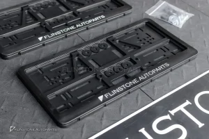 กรอบป้ายทะเบียน แบบสกรีน โลโก้ Flinstone Autopart